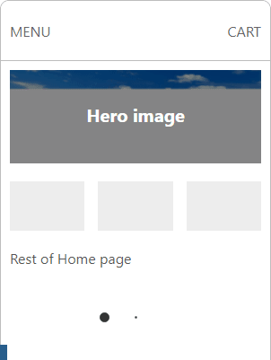 rest of home page