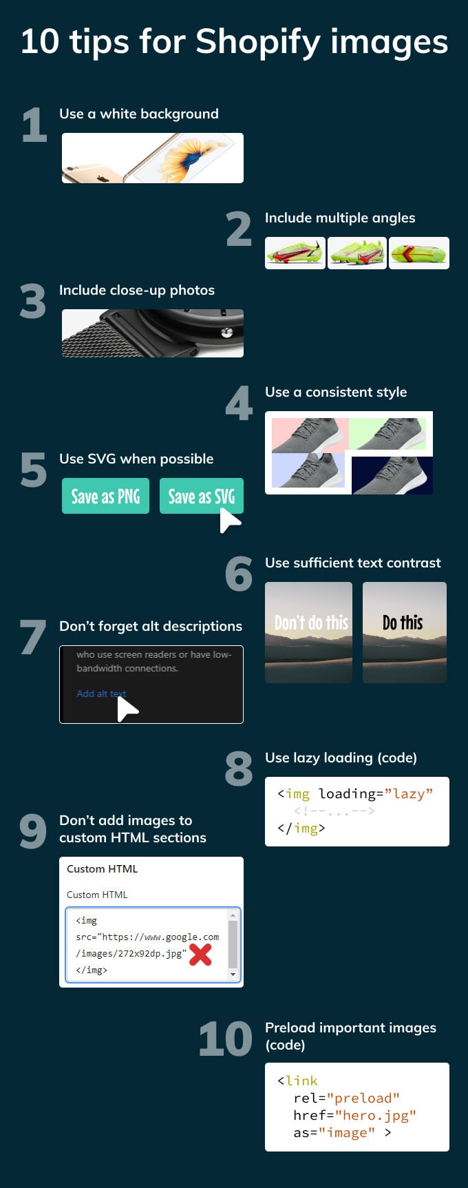 tips shopify info